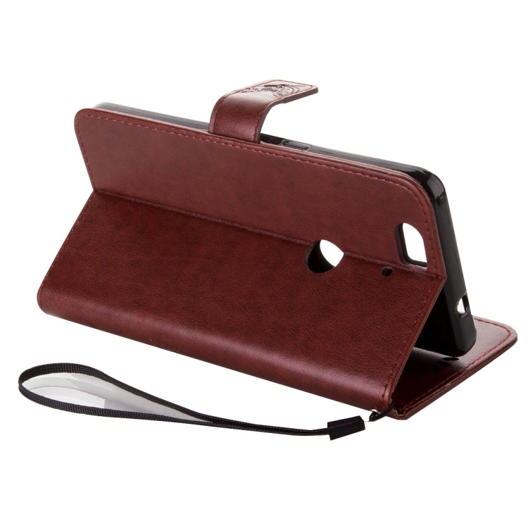 For Google Nexus 6P Crazy Horse Texture Printing Horizontal Flip Leather Case with Holder & Card Slots & Wallet & Lanyard