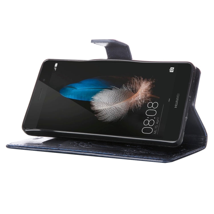 For Huawei P8 Lite Crazy Horse Texture Printing Horizontal Flip Leather Case with Holder & Card Slots & Wallet & Lanyard