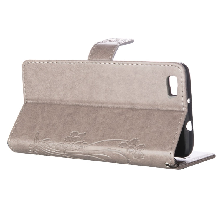 For Huawei P8 Lite Crazy Horse Texture Printing Horizontal Flip Leather Case with Holder & Card Slots & Wallet & Lanyard