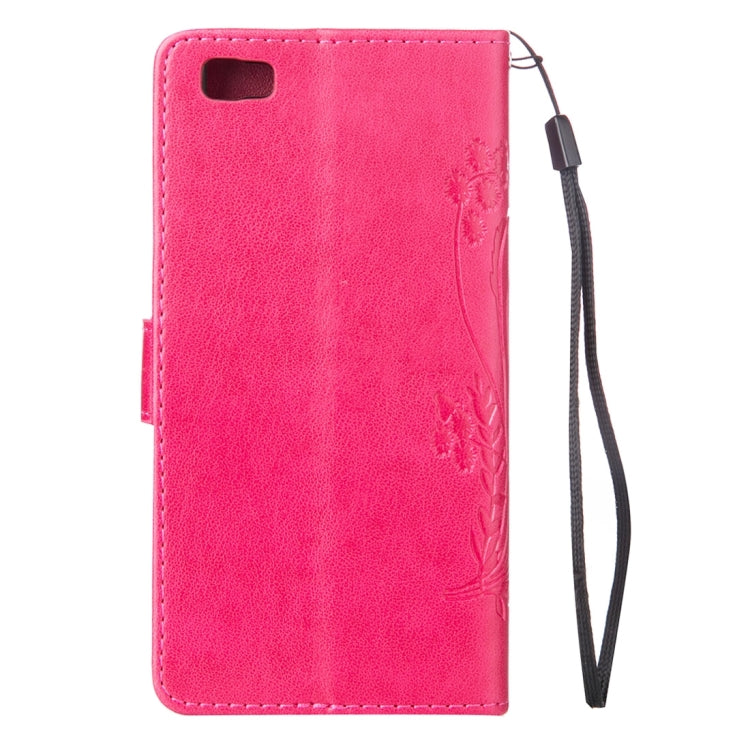 For Huawei P8 Lite Crazy Horse Texture Printing Horizontal Flip Leather Case with Holder & Card Slots & Wallet & Lanyard
