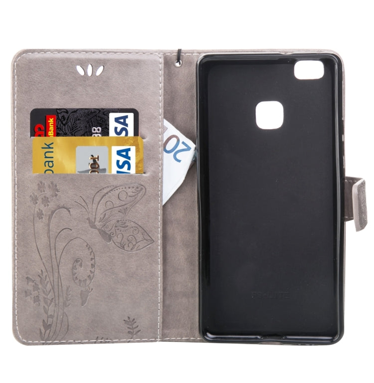 For Huawei P9 Lite Crazy Horse Texture Printing Horizontal Flip Leather Case with Holder & Card Slots & Wallet & Lanyard