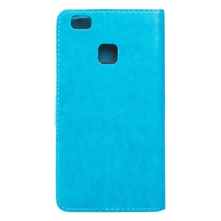 For Huawei P9 Lite Crazy Horse Texture Printing Horizontal Flip Leather Case with Holder & Card Slots & Wallet & Lanyard