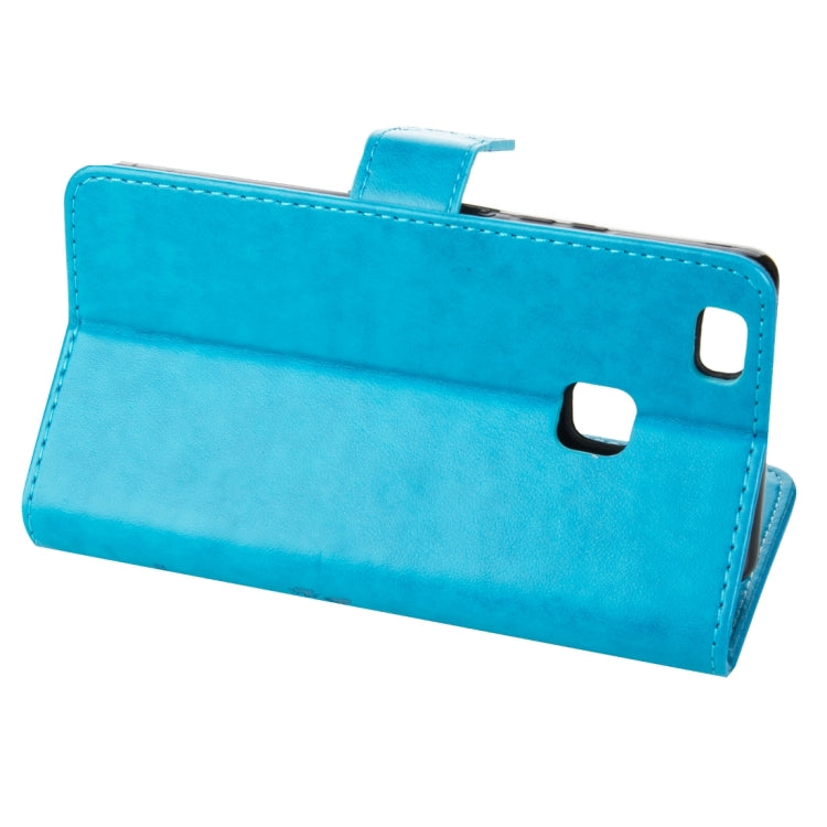 For Huawei P9 Lite Crazy Horse Texture Printing Horizontal Flip Leather Case with Holder & Card Slots & Wallet & Lanyard