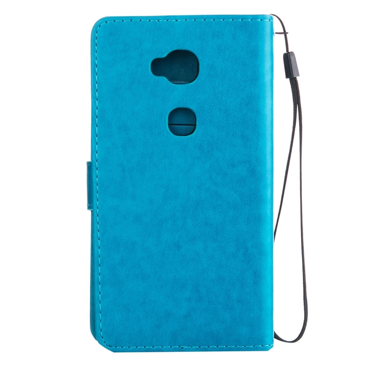 For Huawei Honor 5X Crazy Horse Texture Printing Horizontal Flip Leather Case with Holder & Card Slots & Wallet & Lanyard