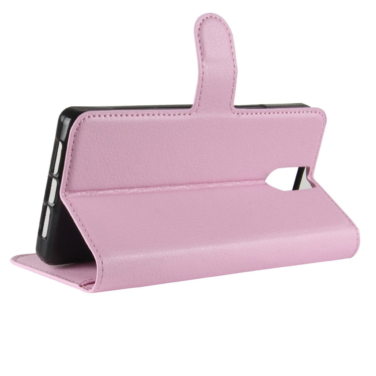 For DOOGEE BL7000 Litchi Texture PU + TPU Horizontal Flip Leather Case with Holder & Card Slots & Wallet