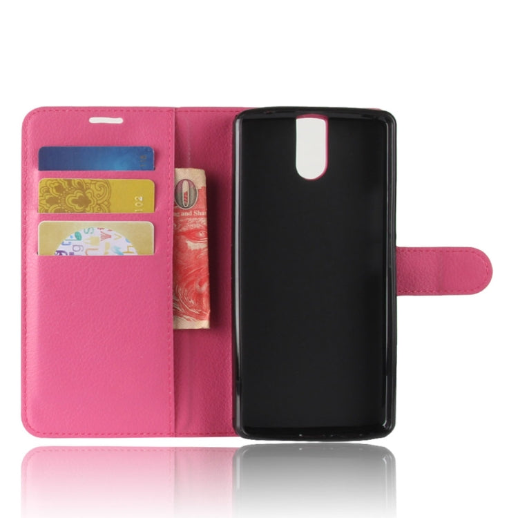 For DOOGEE BL7000 Litchi Texture PU + TPU Horizontal Flip Leather Case with Holder & Card Slots & Wallet