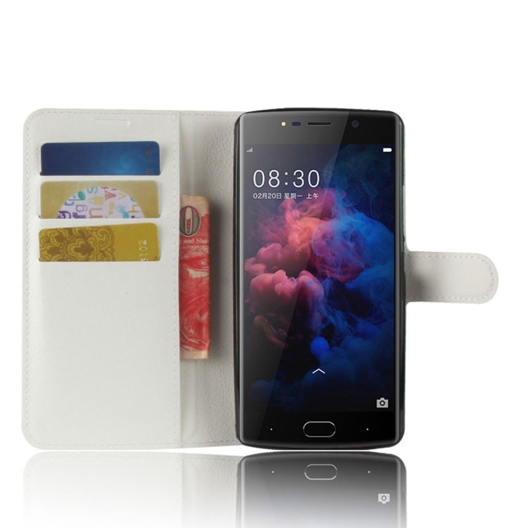 For DOOGEE BL7000 Litchi Texture PU + TPU Horizontal Flip Leather Case with Holder & Card Slots & Wallet