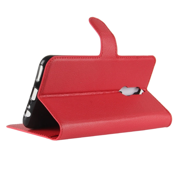 For Huawei Mate 10 Lite Litchi Texture PU + TPU Horizontal Flip Leather Case with Holder & Card Slots & Wallet