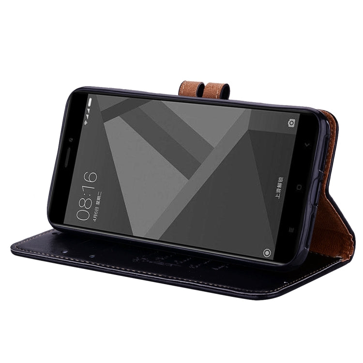 For Xiaomi Redmi 4X Business Style Oil Wax Texture Horizontal Flip Leather Case with Holder & Card Slots & Wallet