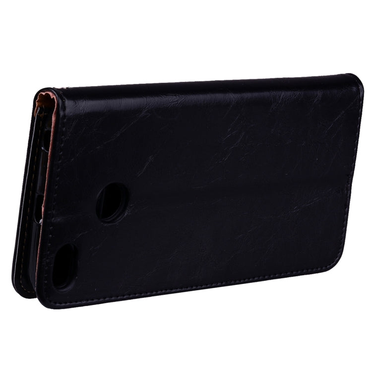 For Xiaomi Redmi 4X Business Style Oil Wax Texture Horizontal Flip Leather Case with Holder & Card Slots & Wallet