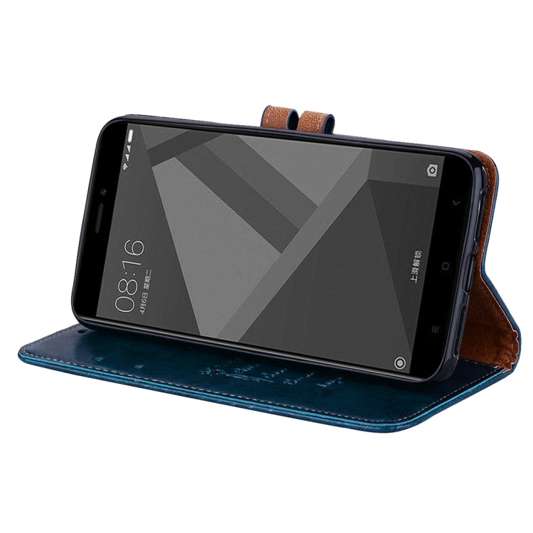 For Xiaomi Redmi 4X Business Style Oil Wax Texture Horizontal Flip Leather Case with Holder & Card Slots & Wallet