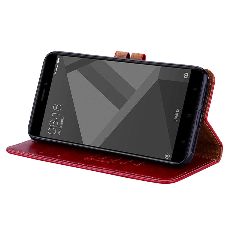 For Xiaomi Redmi 4X Business Style Oil Wax Texture Horizontal Flip Leather Case with Holder & Card Slots & Wallet