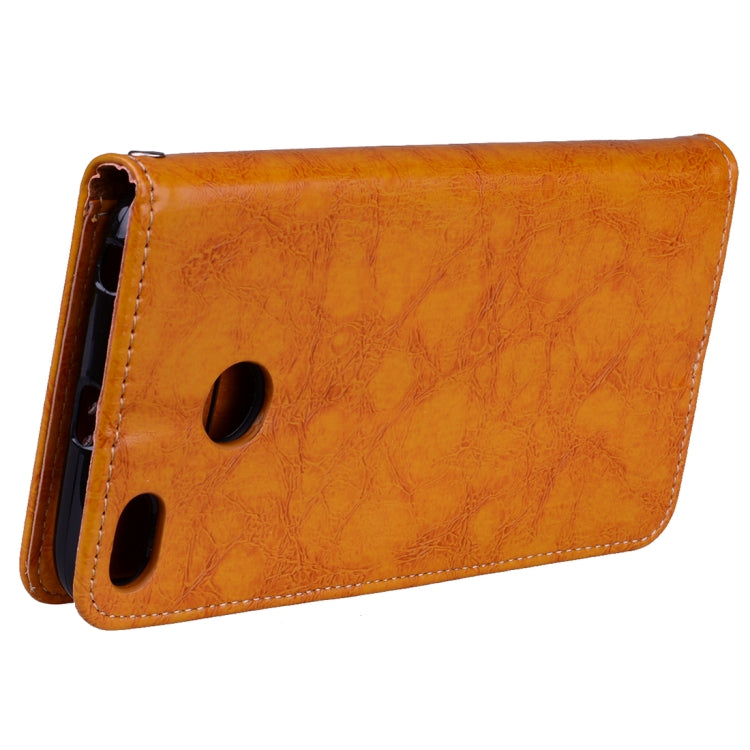 For Xiaomi Redmi 4X Business Style Oil Wax Texture Horizontal Flip Leather Case with Holder & Card Slots & Wallet