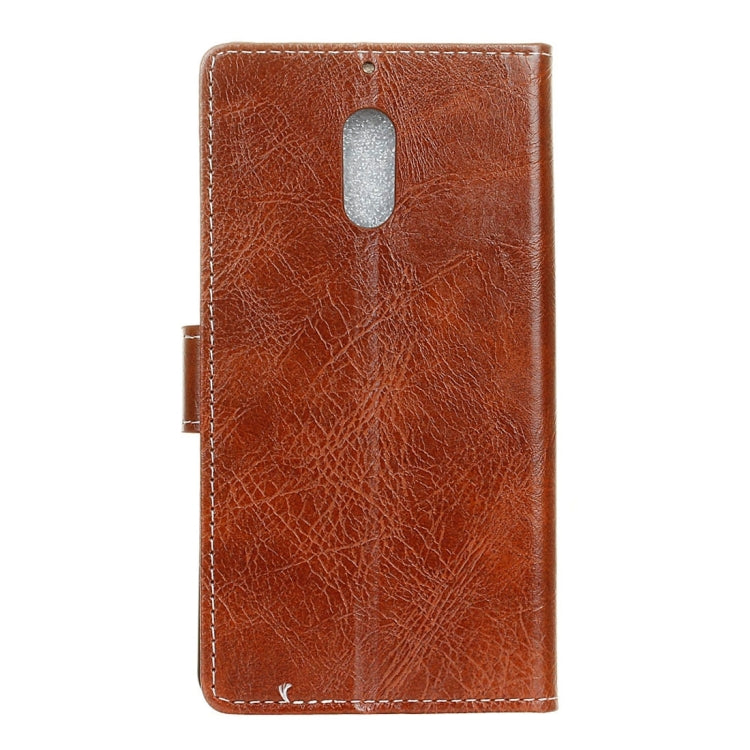 For Nokia 6 Retro Crazy Horse Texture Horizontal Flip Leather Case with Holder & Card Slots & Wallet & Photo Frame