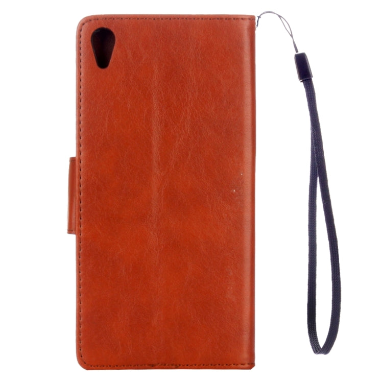 For Sony Xperia XA Ultra Flowers Embossing Horizontal Flip Leather Case with Holder & Card Slots & Wallet & Lanyard