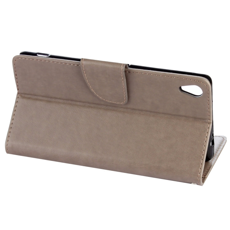 For Sony Xperia XA Ultra Flowers Embossing Horizontal Flip Leather Case with Holder & Card Slots & Wallet & Lanyard