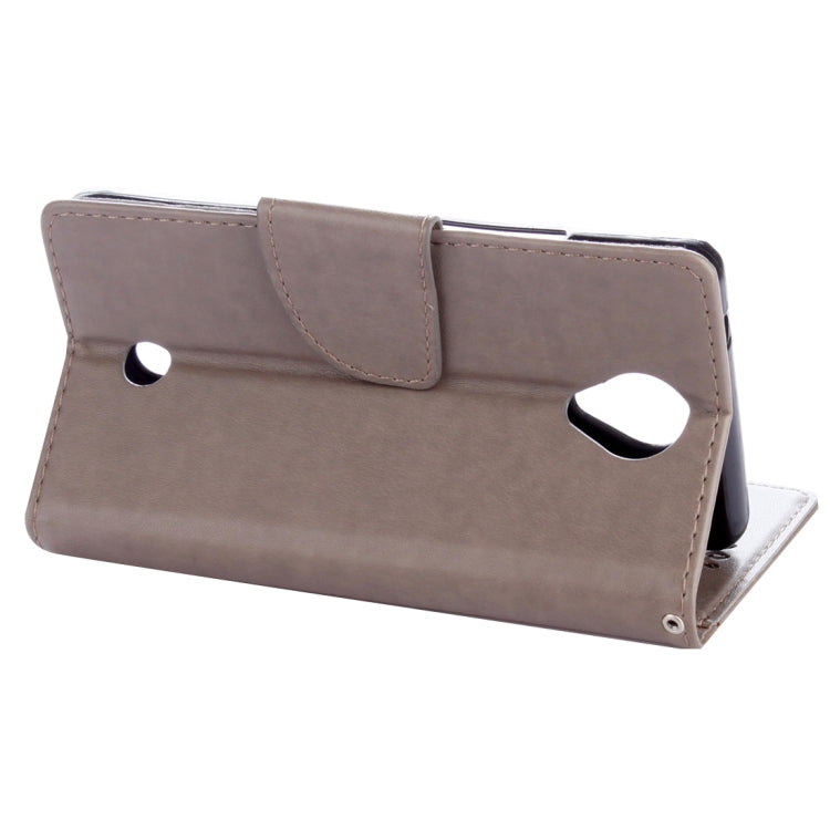 Flowers Embossing Horizontal Flip Leather Case for Wiko U Feel, with Holder & Card Slots & Wallet & Lanyard