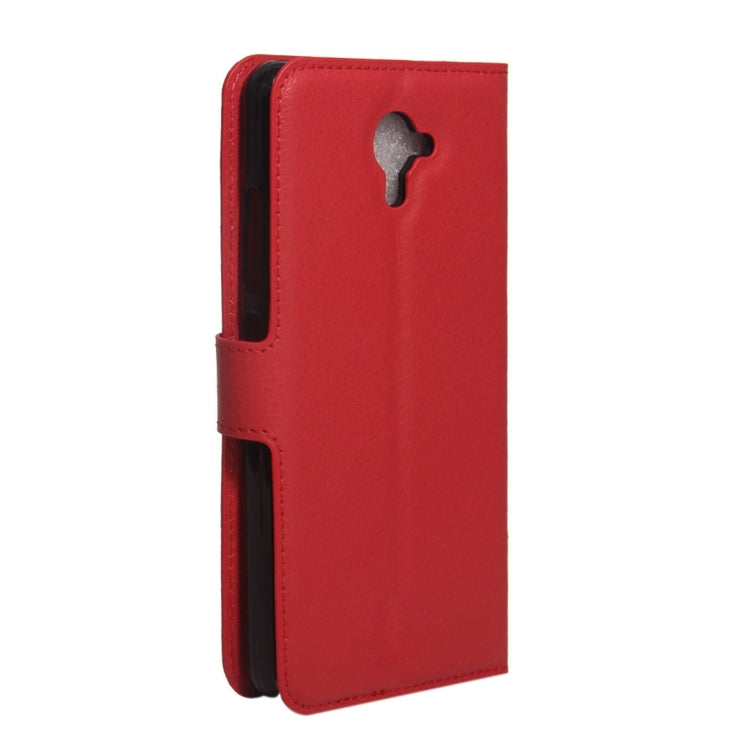 For Wiko U Feel Prime Litchi Texture Horizontal Flip PU Leather Case with Holder & Card Slots & Wallet