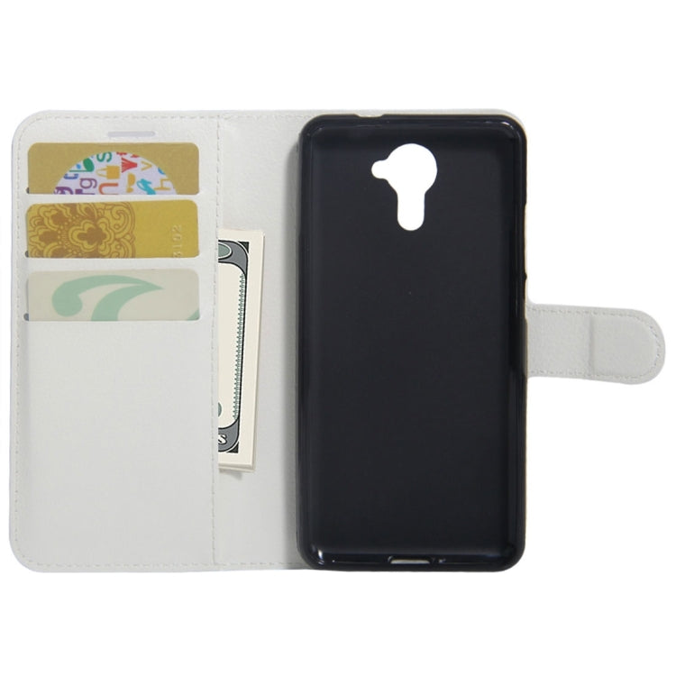 For Wiko U Feel Prime Litchi Texture Horizontal Flip PU Leather Case with Holder & Card Slots & Wallet