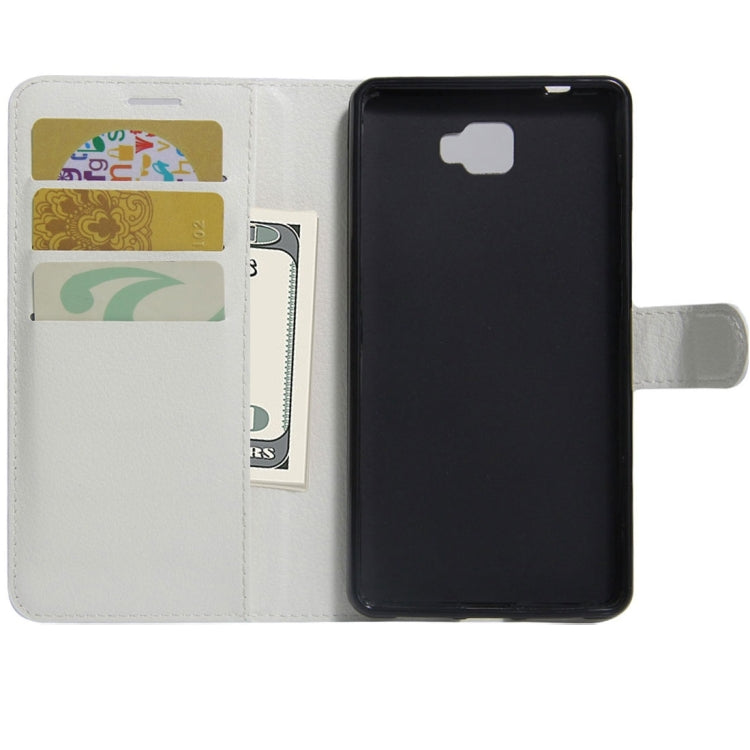 For ARCHOS 55 Cobalt Plus Litchi Texture Horizontal Flip PU Leather Case with Holder & Card Slots & Wallet
