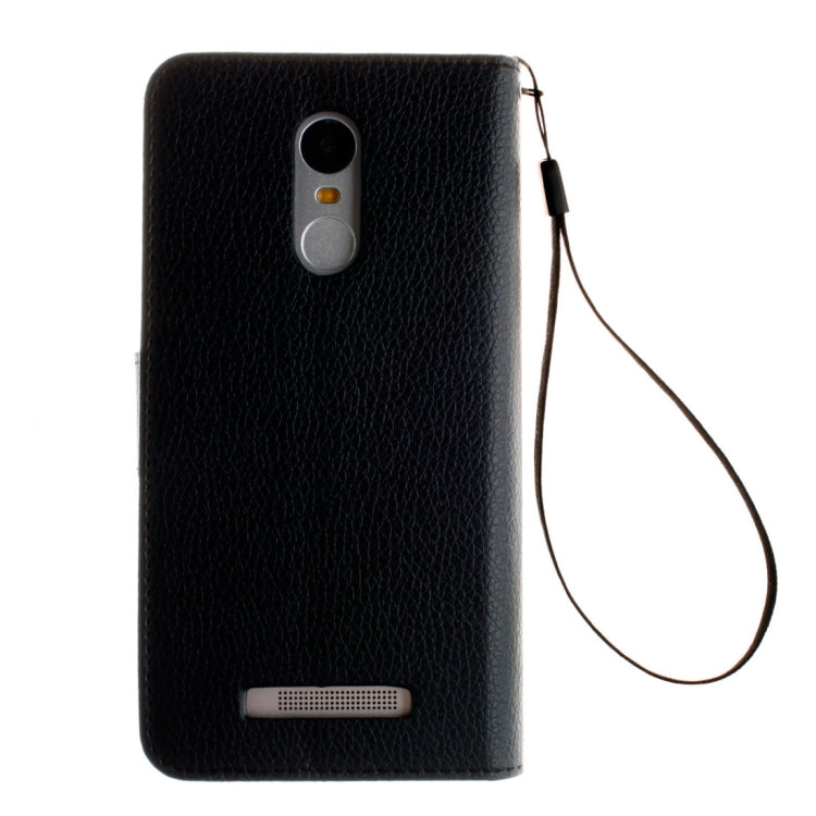For Xiaomi Redmi Note 3 Litchi Texture Horizontal Flip PU Leather Case with Holder & Card Slots & Wallet & Photo Frame & Lanyard