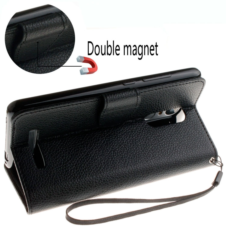 For Xiaomi Redmi Note 3 Litchi Texture Horizontal Flip PU Leather Case with Holder & Card Slots & Wallet & Photo Frame & Lanyard