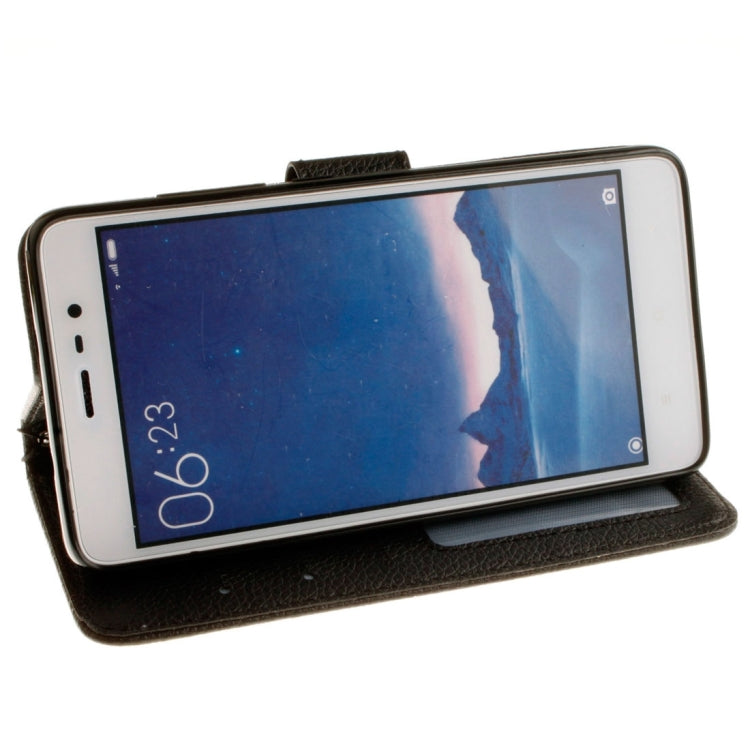 For Xiaomi Redmi Note 3 Litchi Texture Horizontal Flip PU Leather Case with Holder & Card Slots & Wallet & Photo Frame & Lanyard