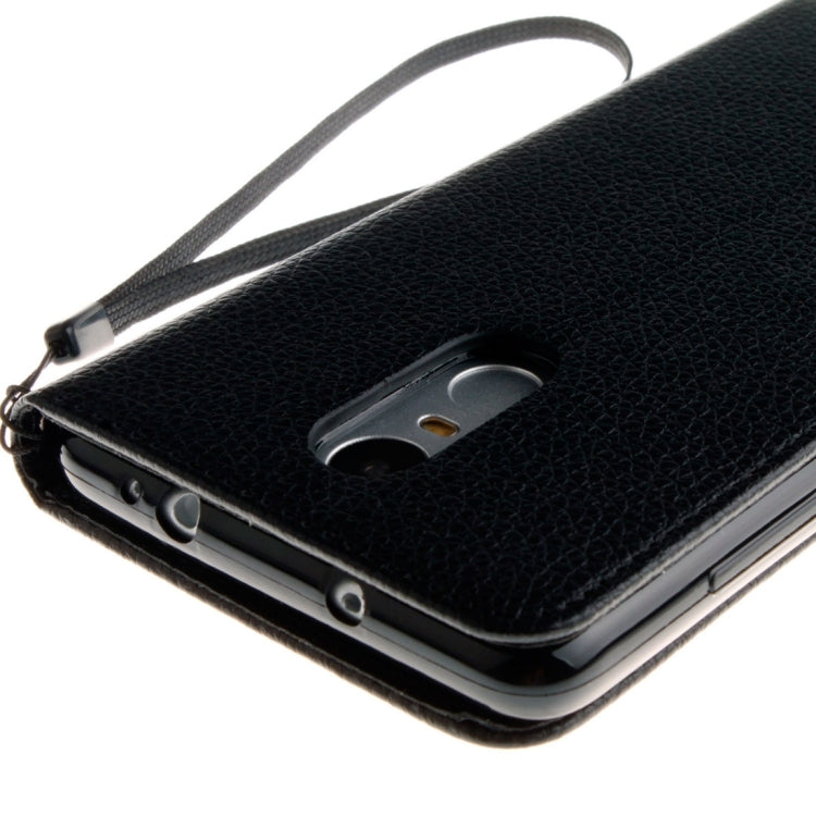 For Xiaomi Redmi Note 3 Litchi Texture Horizontal Flip PU Leather Case with Holder & Card Slots & Wallet & Photo Frame & Lanyard