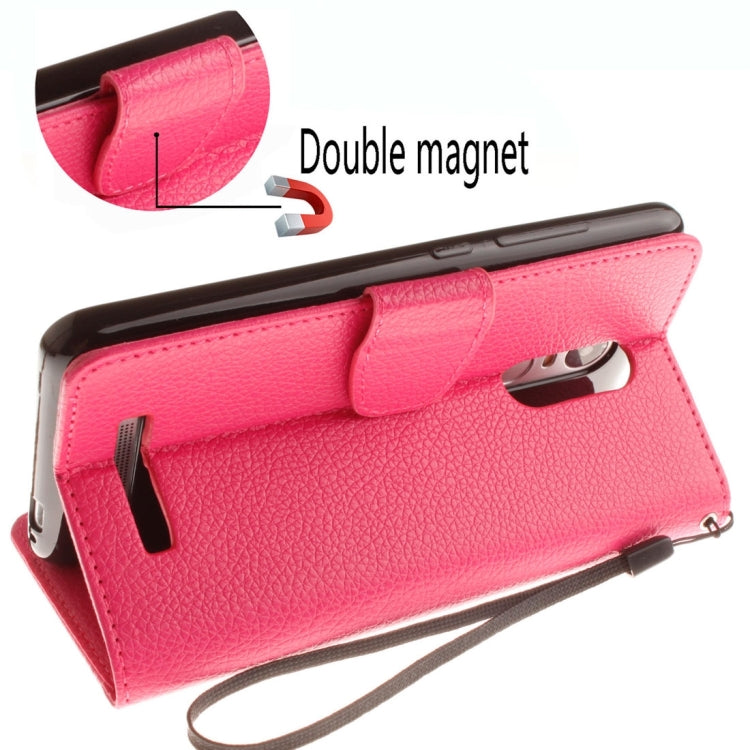 For Xiaomi Redmi Note 3 Litchi Texture Horizontal Flip PU Leather Case with Holder & Card Slots & Wallet & Photo Frame & Lanyard