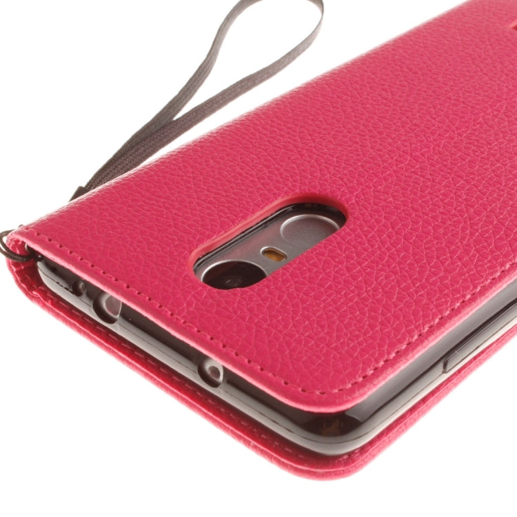For Xiaomi Redmi Note 3 Litchi Texture Horizontal Flip PU Leather Case with Holder & Card Slots & Wallet & Photo Frame & Lanyard