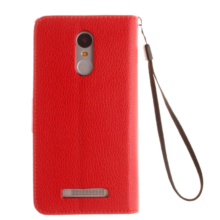 For Xiaomi Redmi Note 3 Litchi Texture Horizontal Flip PU Leather Case with Holder & Card Slots & Wallet & Photo Frame & Lanyard