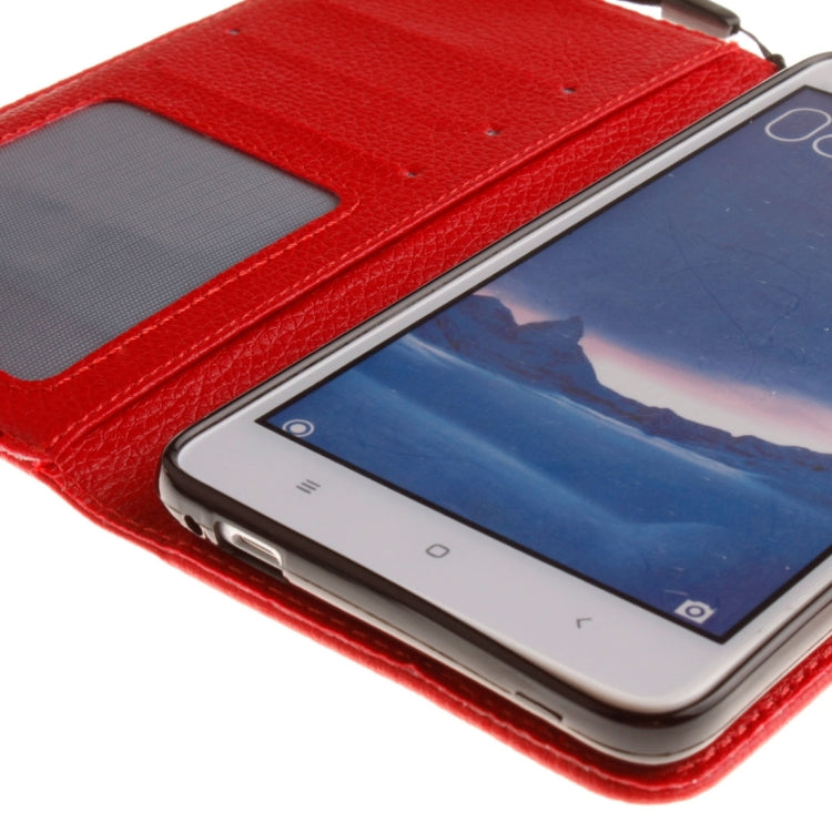 For Xiaomi Redmi Note 3 Litchi Texture Horizontal Flip PU Leather Case with Holder & Card Slots & Wallet & Photo Frame & Lanyard