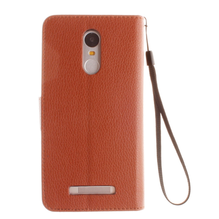 For Xiaomi Redmi Note 3 Litchi Texture Horizontal Flip PU Leather Case with Holder & Card Slots & Wallet & Photo Frame & Lanyard