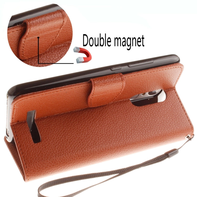 For Xiaomi Redmi Note 3 Litchi Texture Horizontal Flip PU Leather Case with Holder & Card Slots & Wallet & Photo Frame & Lanyard