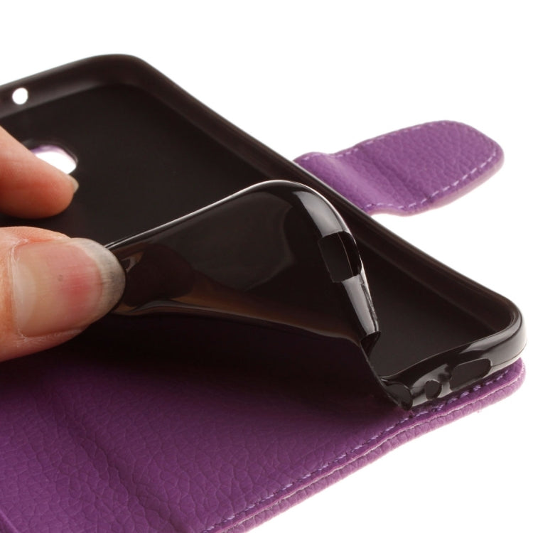 For Lenovo A1000 Litchi Texture Horizontal Flip PU Leather Case with Holder & Card Slots & Wallet & Photo Frame & Lanyard