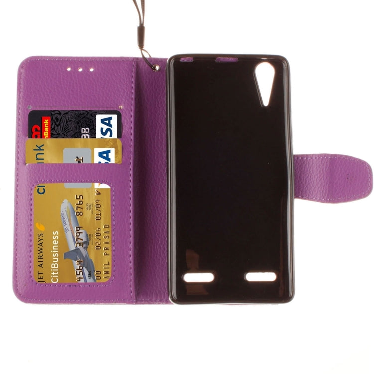 For Lenovo A6000 & K3 Litchi Texture Horizontal Flip PU Leather Case with Holder & Card Slots & Wallet & Photo Frame & Lanyard
