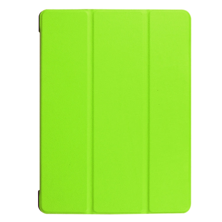 For Huawei MediaPad M3 Lite 10 Custer Texture Horizontal Flip Leather Case with 3-folding Holder & Sleep / Wake-up