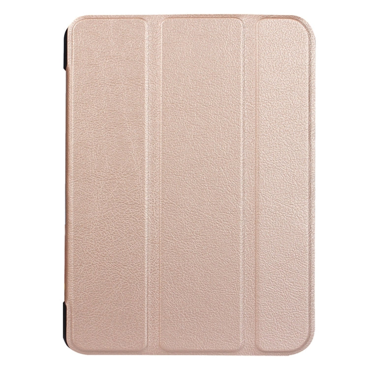 For Huawei MediaPad M3 Lite 10 Custer Texture Horizontal Flip Leather Case with 3-folding Holder & Sleep / Wake-up