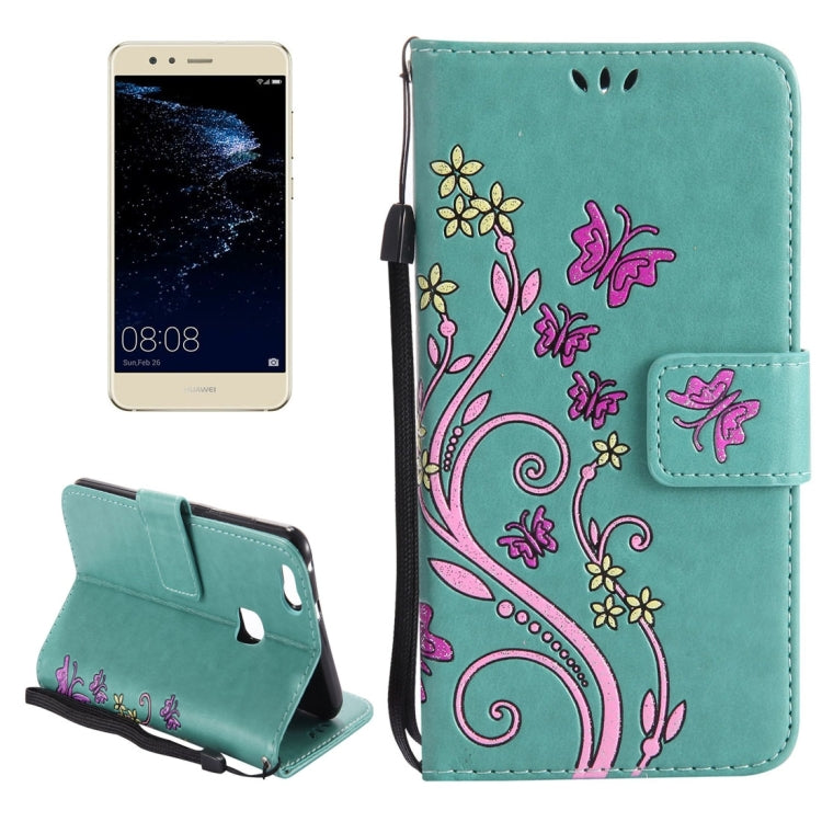 For Huawei P10 Lite Painted Butterfly Pattern Horizontal Flip Leather Case with Holder & Card Slots & Wallet & Lanyard