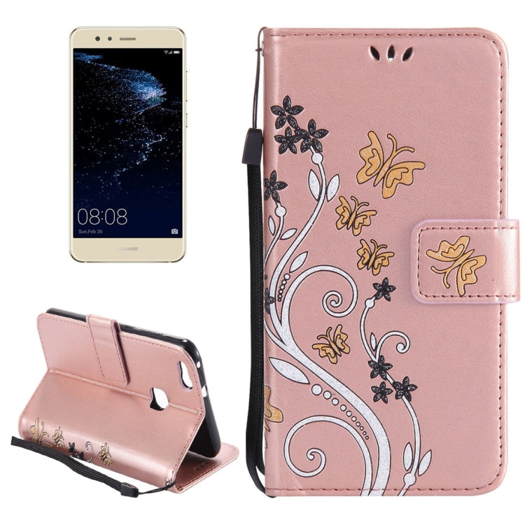 For Huawei P10 Lite Painted Butterfly Pattern Horizontal Flip Leather Case with Holder & Card Slots & Wallet & Lanyard