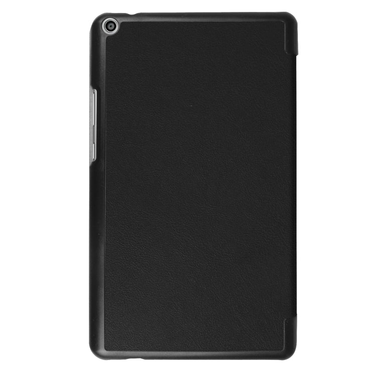 For Huawei MediaPad T3 8.0 Custer Texture Horizontal Flip Leather Case with 3-folding Holder