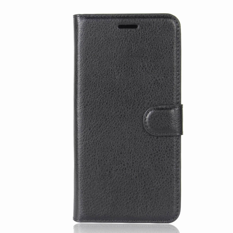 For BlackBerry Motion Litchi Texture Horizontal Flip Leather Case with Holder & Card Slots & Wallet