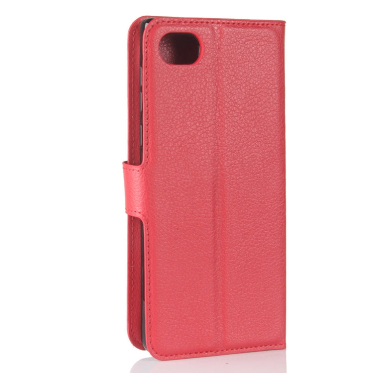 For BlackBerry Motion Litchi Texture Horizontal Flip Leather Case with Holder & Card Slots & Wallet