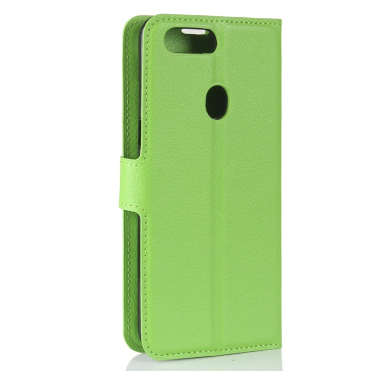 For OPPO R11s Litchi Texture Horizontal Flip Leather Case with Holder & Card Slots & Wallet