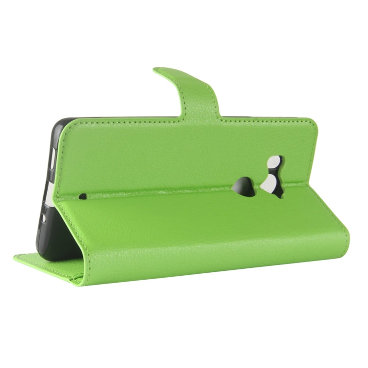 For HTC U11+ Litchi Texture Horizontal Flip Leather Case with Holder & Card Slots & Wallet