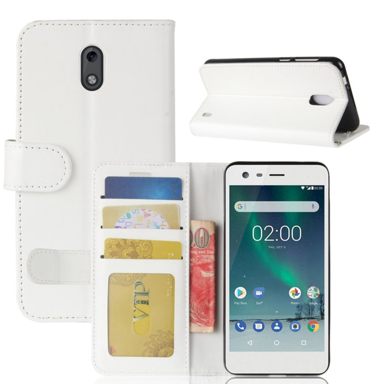 For Nokia 2 Crazy Horse Texture Horizontal Flip Leather Case with Holder & Card Slots & Wallet