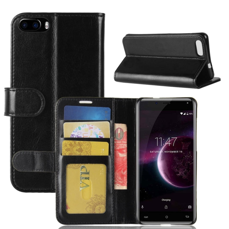 For CUBOT Magic Crazy Horse Texture Horizontal Flip Leather Case with Holder & Card Slots & Wallet