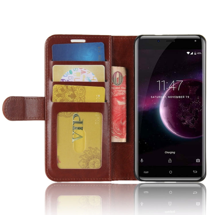 For CUBOT Magic Crazy Horse Texture Horizontal Flip Leather Case with Holder & Card Slots & Wallet
