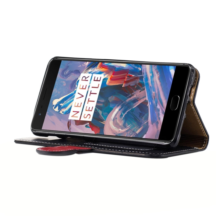 For OnePlus Three Crazy Horse Texture PU Leather Horizontal Flip Leather Case with Holder & Card Slots & Wallet & Photo Frame & Lanyard