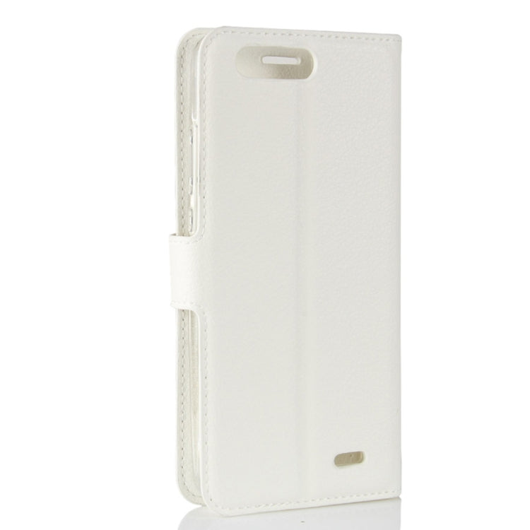 For Blackview P6 Litchi Texture Horizontal Flip Leather Case with Holder & Card Slots & Wallet